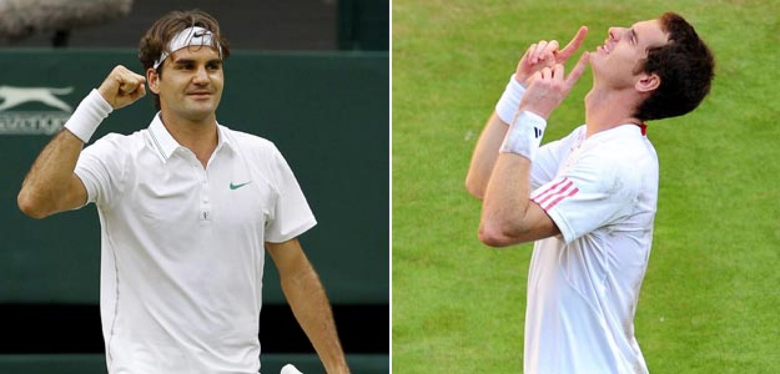 Roger Federer y Andy Murray, finalistas de Wimbledon 2012