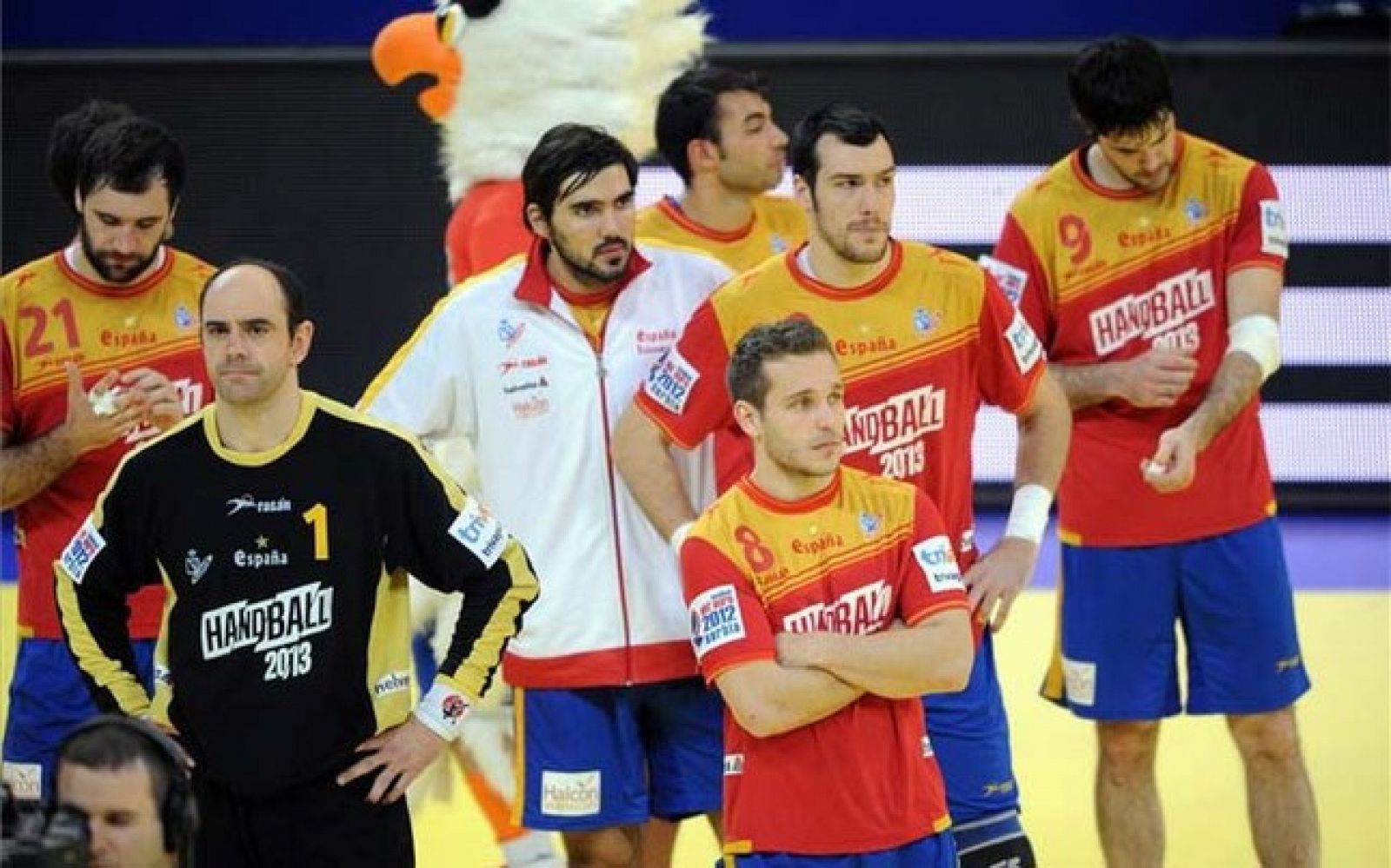 La selección española de balonmano, en una imagen de archivo.