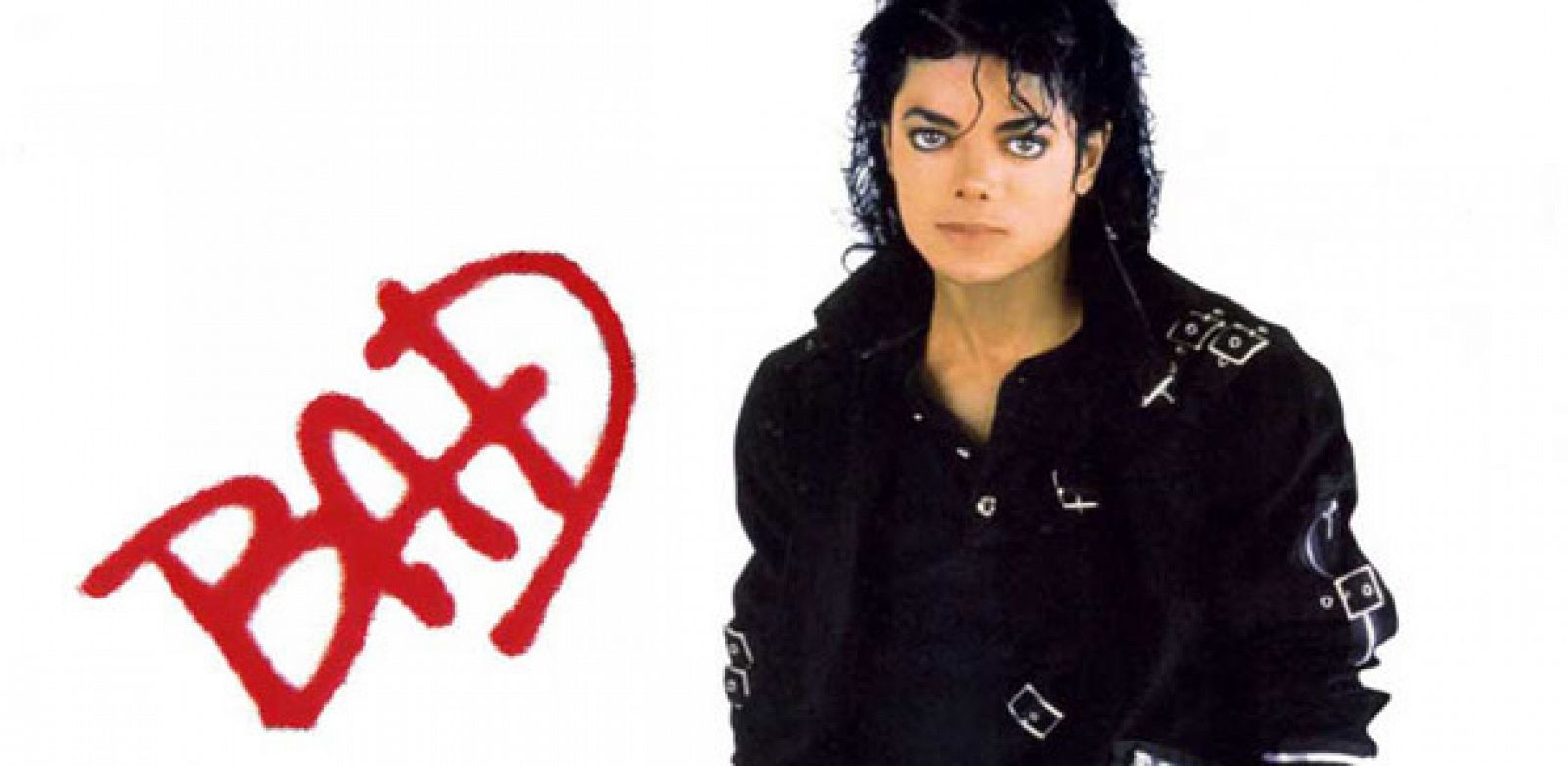 Fragmento de la portada de 'Bad', de Michael Jackson