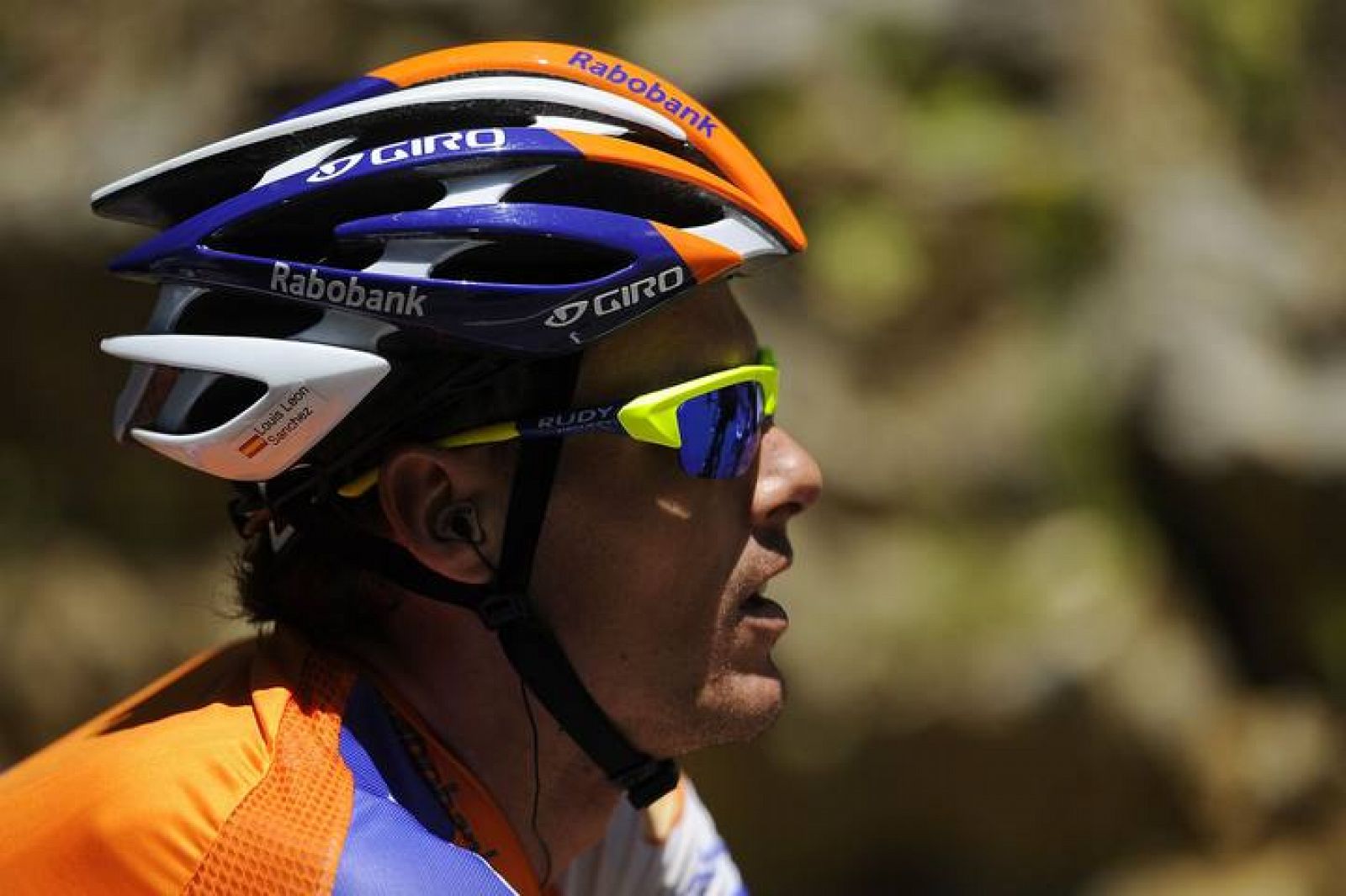 El ciclista murciano del Rabobank, Luis León Sánchez, ha sido uno de los más activos de la etapa y ha estado cerca de vencer la etapa.