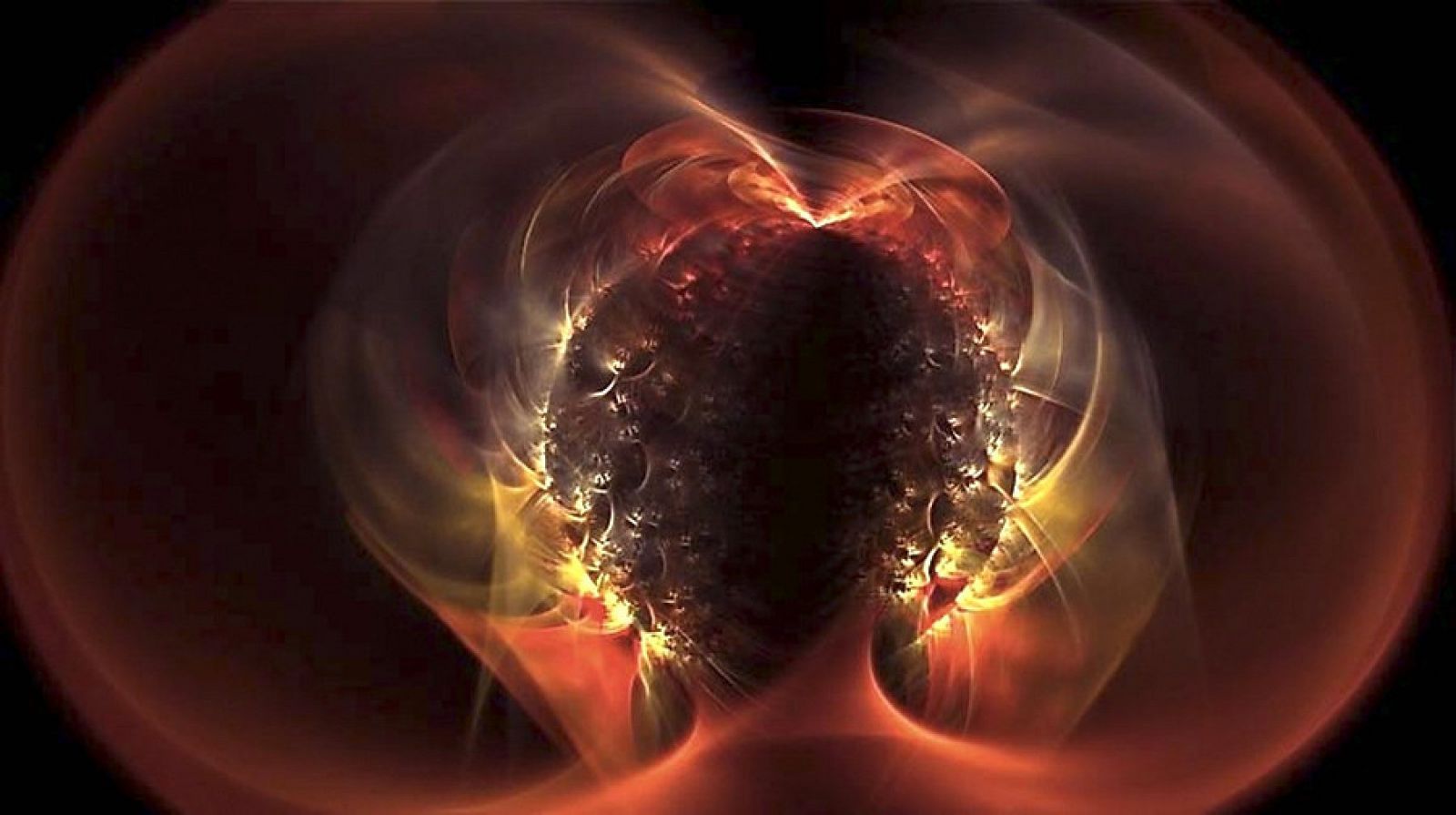 Recreación artística de un magnetar anómalo, una estrella de neutrones con una mayas mayor que la del Sol
