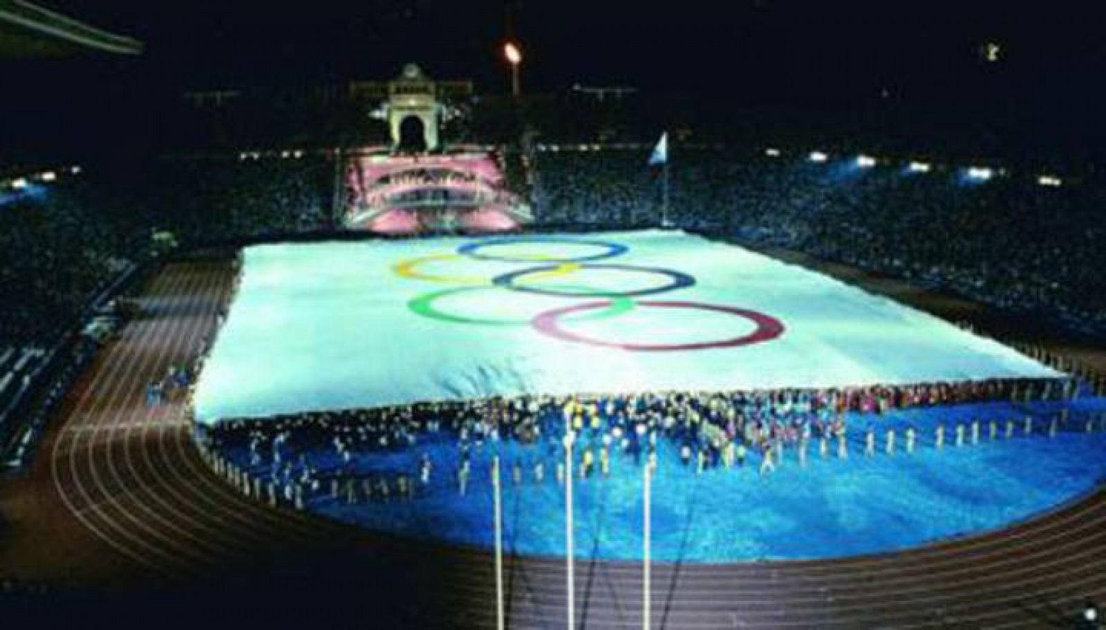 Imagen de la ceremonia inaugural de Barcelona 92