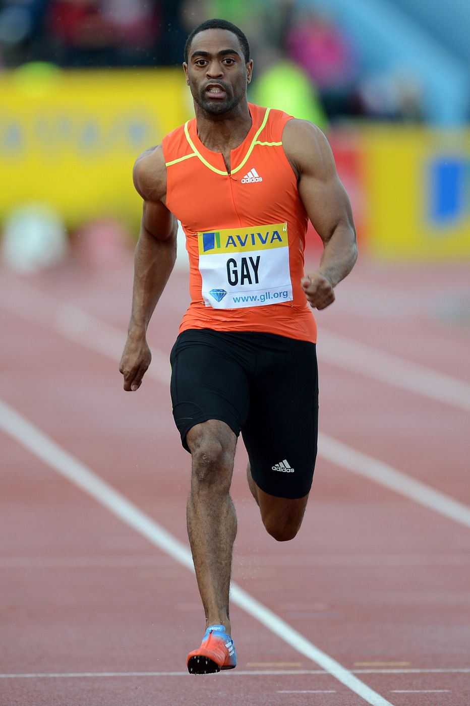 El atleta estadounidense, Tyson Gay