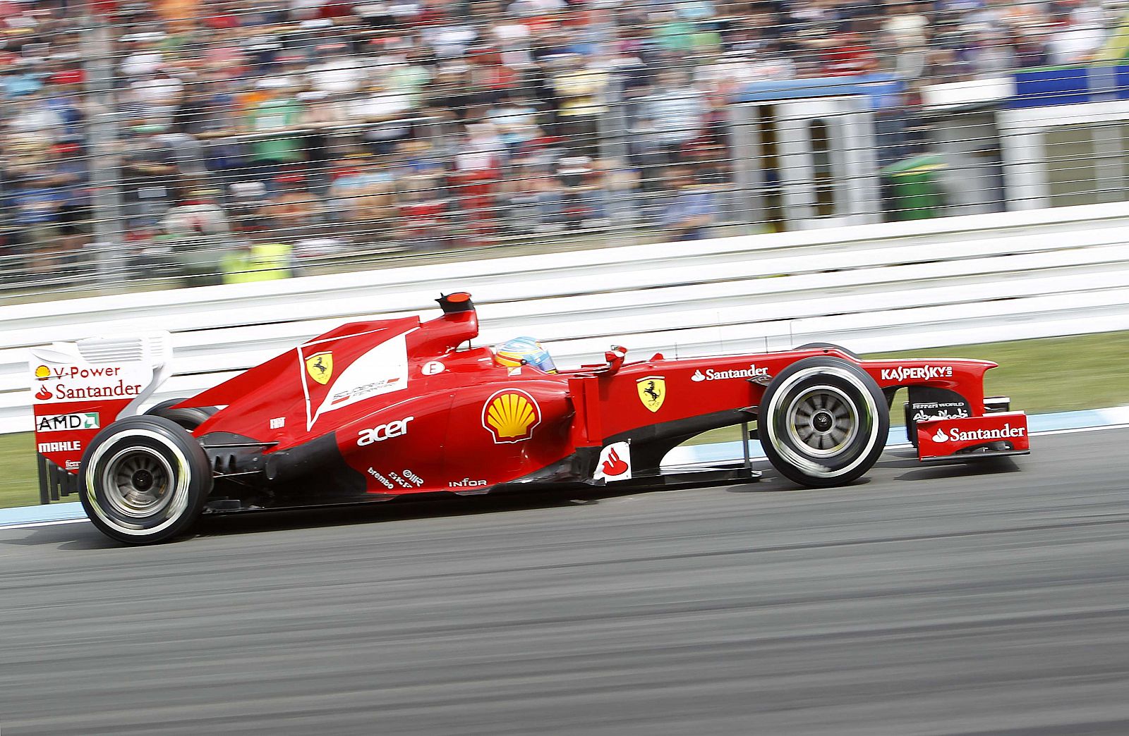 Fernando Alonso ha conseguido la 'pole' en el circuito de Hockenheim.