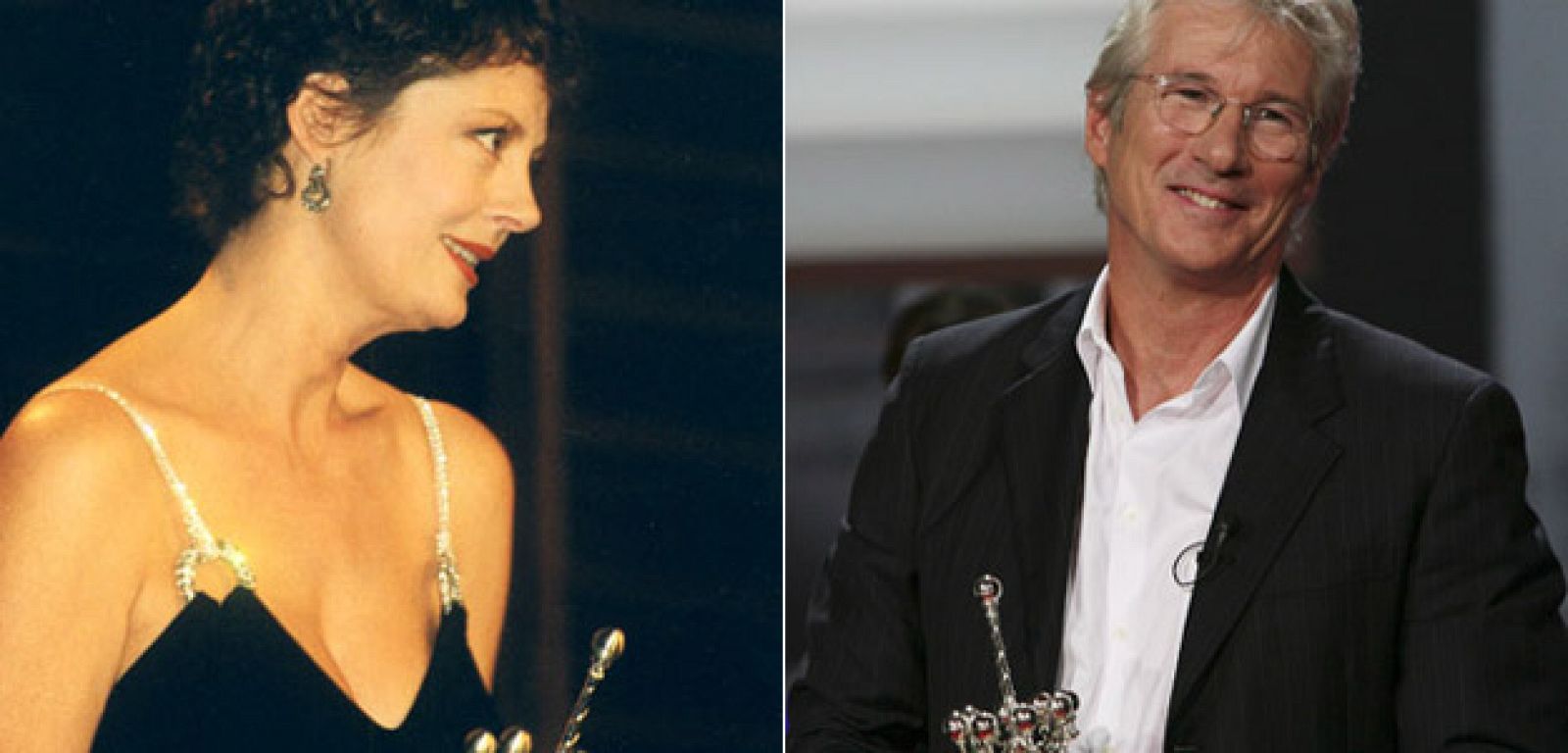 Los actores Susan Sarandon y Richard Gere en San Sebastian, los dos tienen premio Donostia.