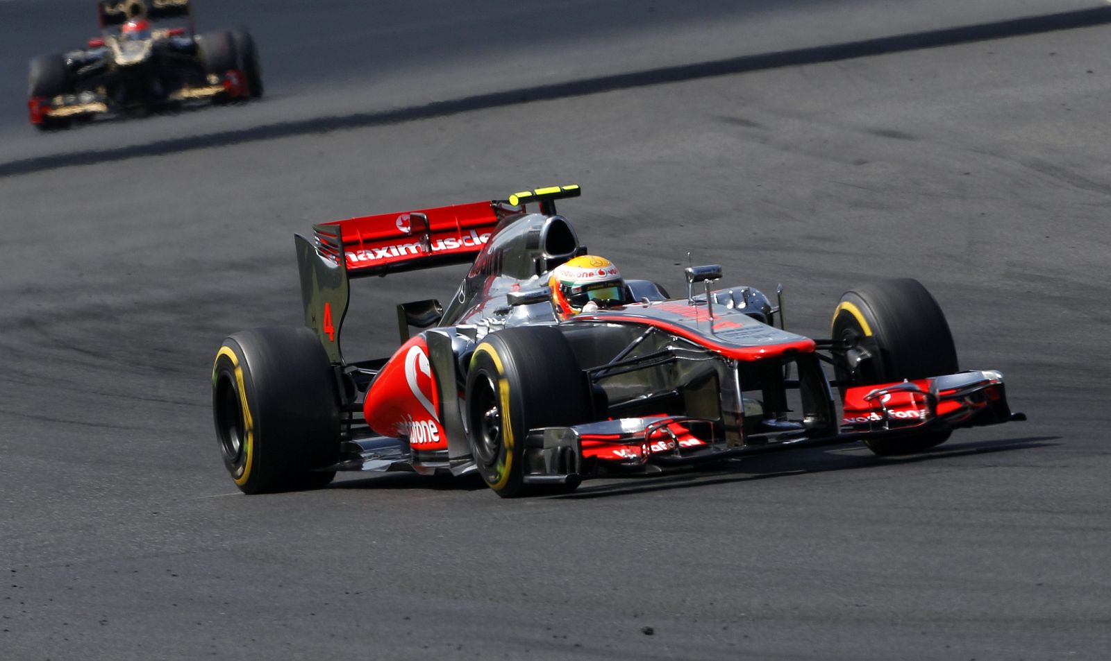Lewis Hamilton durante el Gran Premio de Hungría