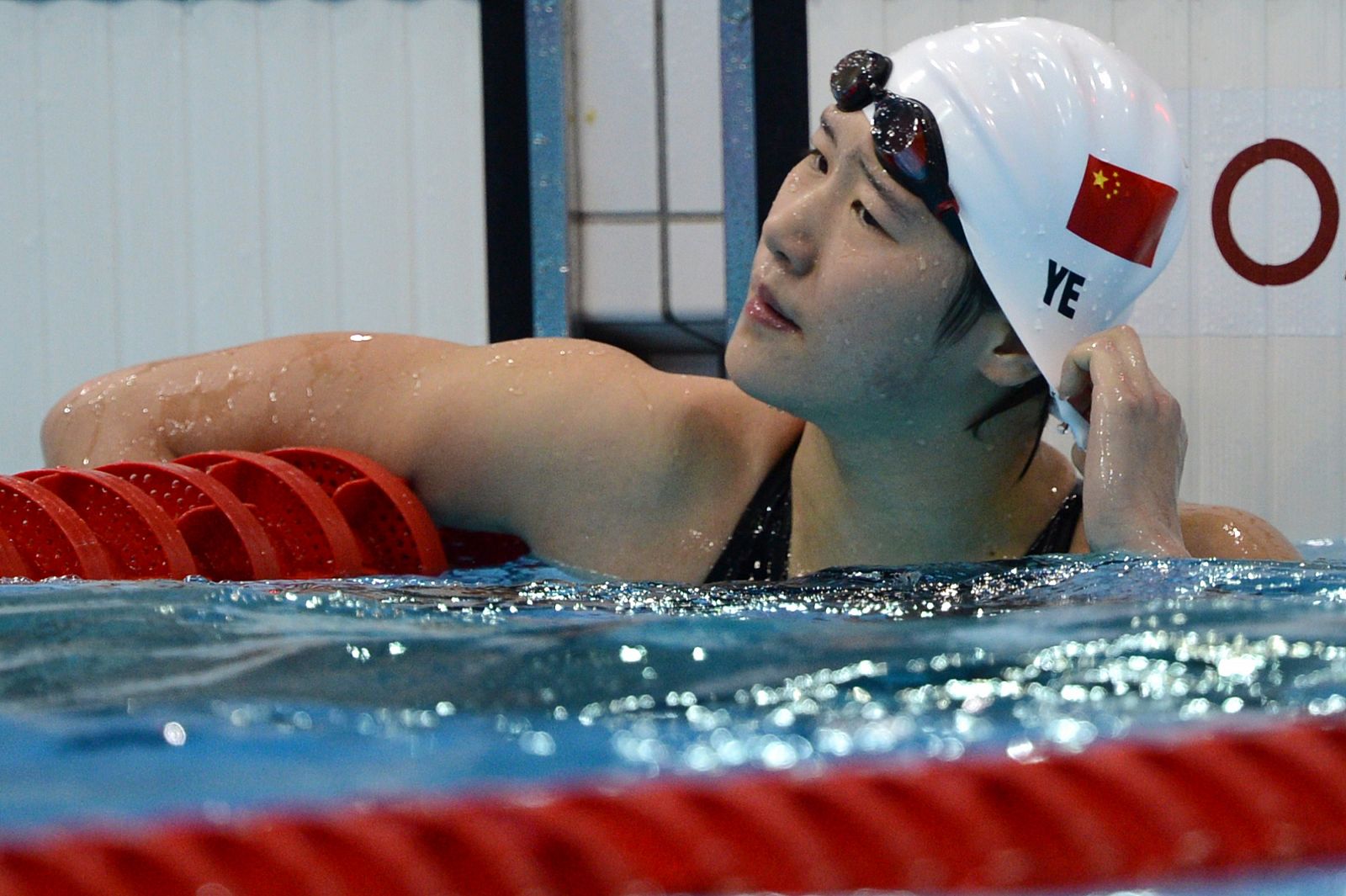 La nadadora china de 16 años,Ye Shiwen,en la final femenina de los 200 metros libres.