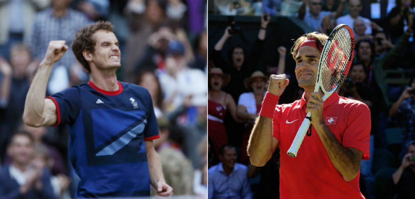 Andy Murray y Roger Federer, finalistas de tenis en Londres 2012