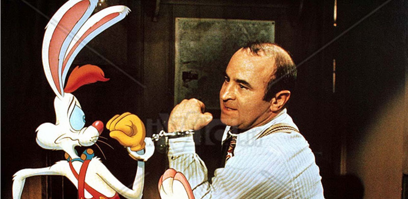 Bob Hoskins en una escena de '¿Quién engañó a Roger Rabbit?'
