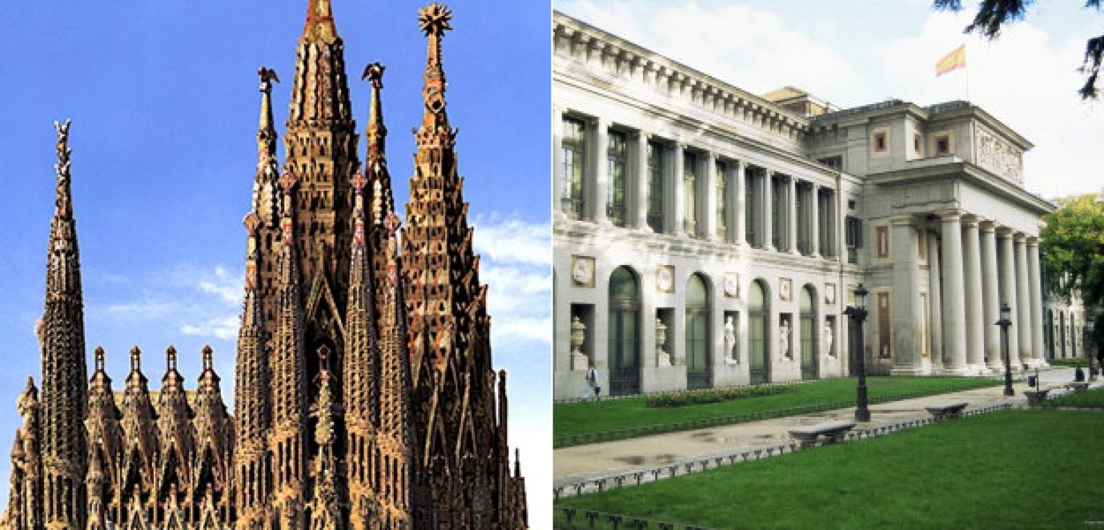 La Sagrada Familia y El Prado, únicios monumentos españoles que aparecen en el estudio