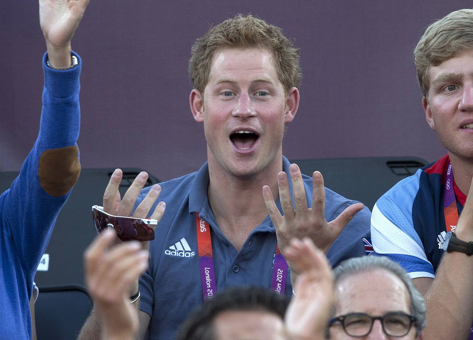 El principe Enrique durante los Juegos Olimpicos de 2012