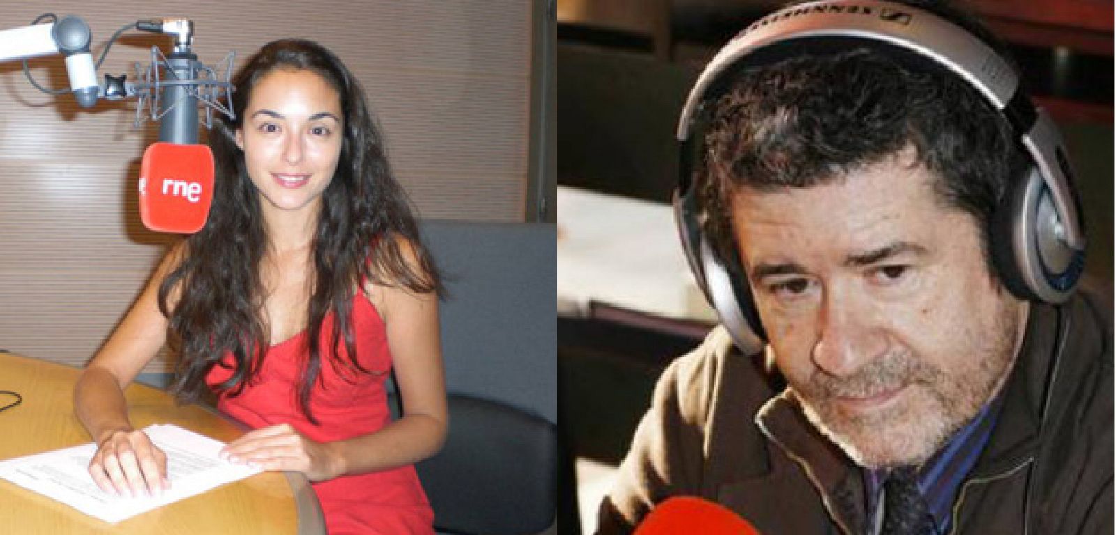 Mikaela Vergara y Carlos Santos, dos periodistas de RNE, ahora unidos en la sobremesa de Radio Nacional