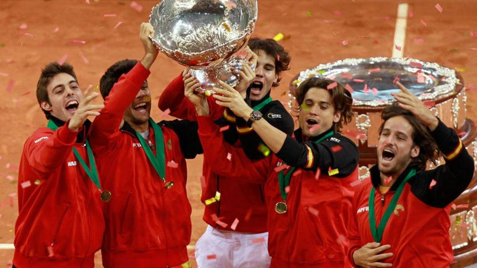 Rafa Nadal disputó su última eliminatoria de Copa Davis en Sevilla, en la final de 2011