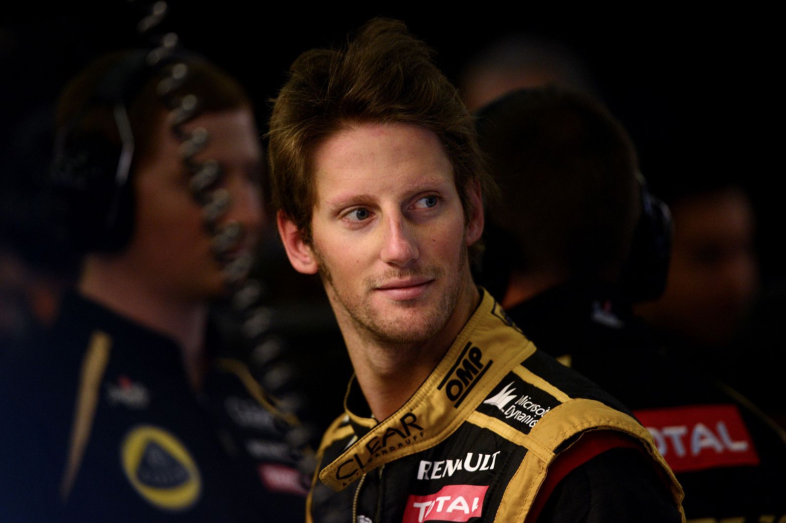 El piloto francés de Lotus, Romain Grosjean
