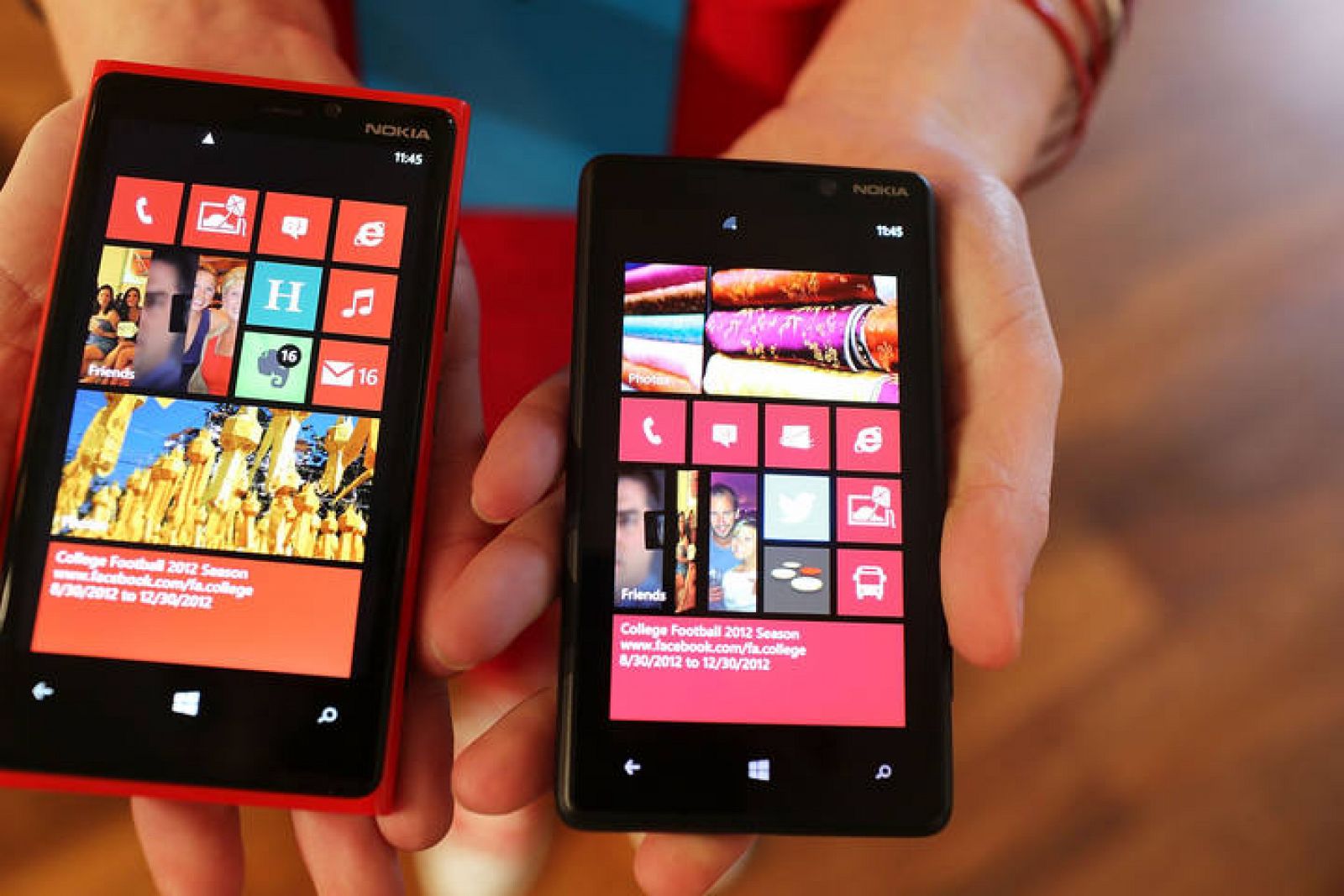 Los nuevos teléfonos de Nokia y Microsofto, Lumia 920 y 820