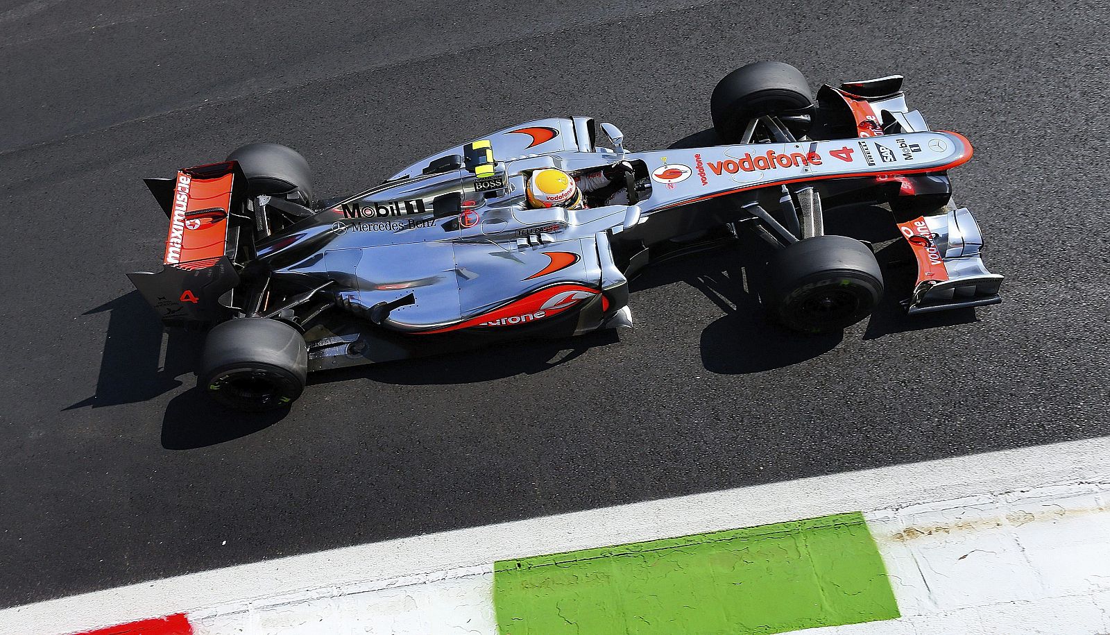 El piloto británico de Fórmula 1, Lewis Hamilton, de McLaren Mercedes