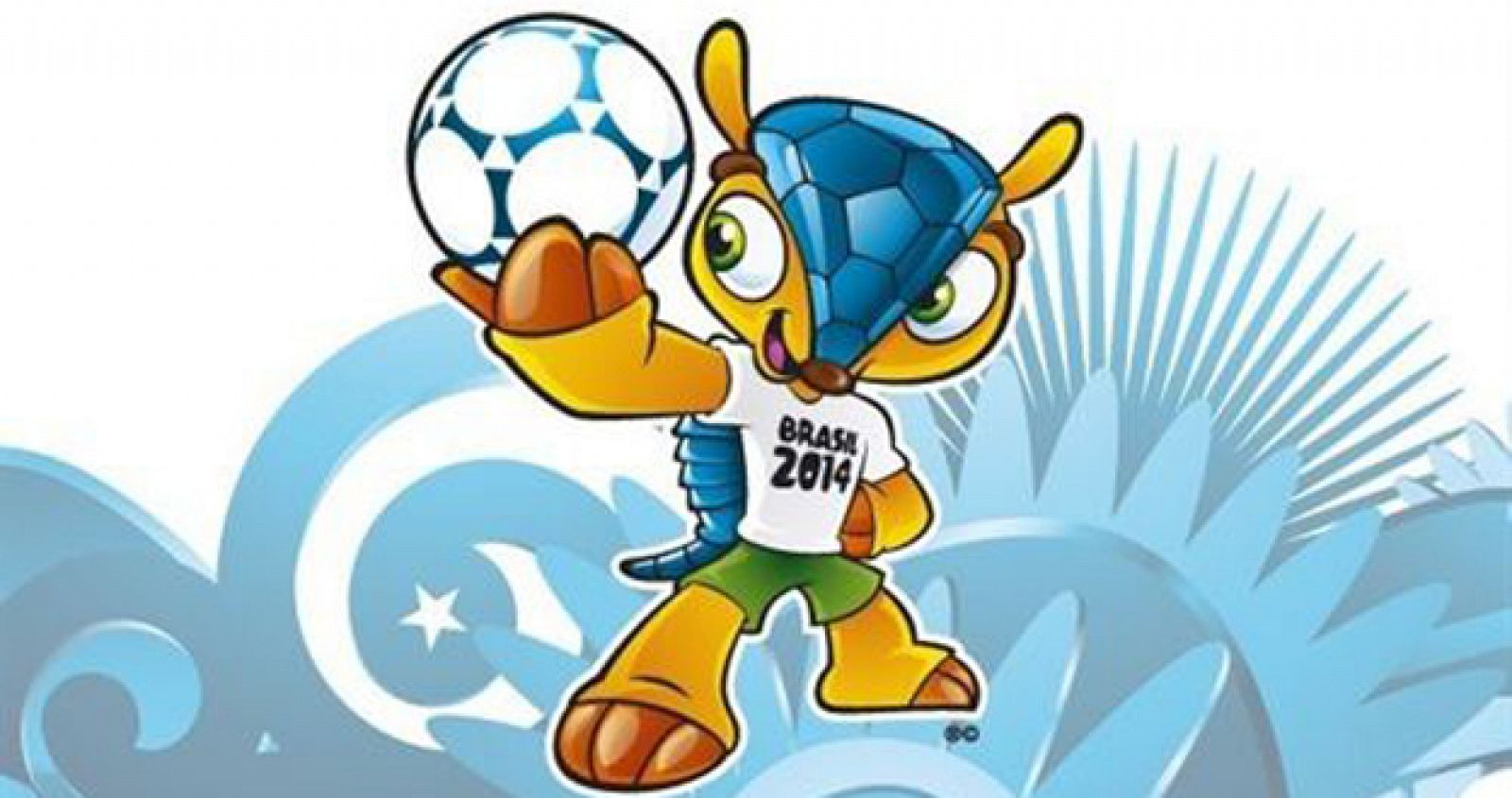 La mascota del Mundial 2014, un armadillo de tres bandas.