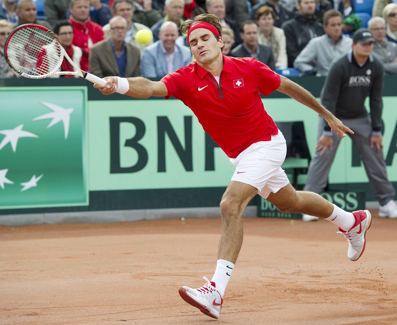 Roger Federer ha disputado la Copa Davis con Suiza.