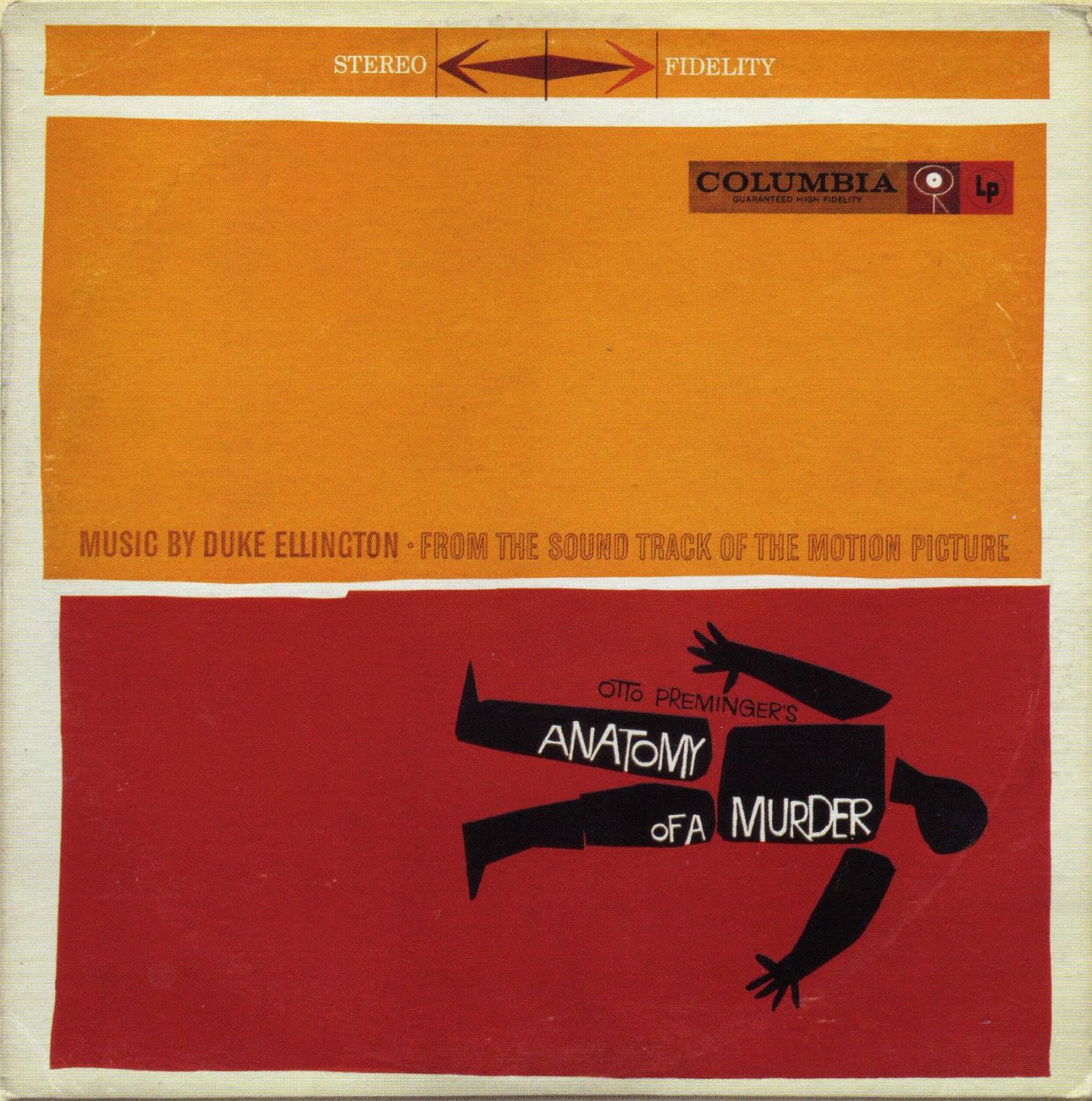 Cartel de Saul Bass para Anatomía de un asesinato, de Otto Preminger