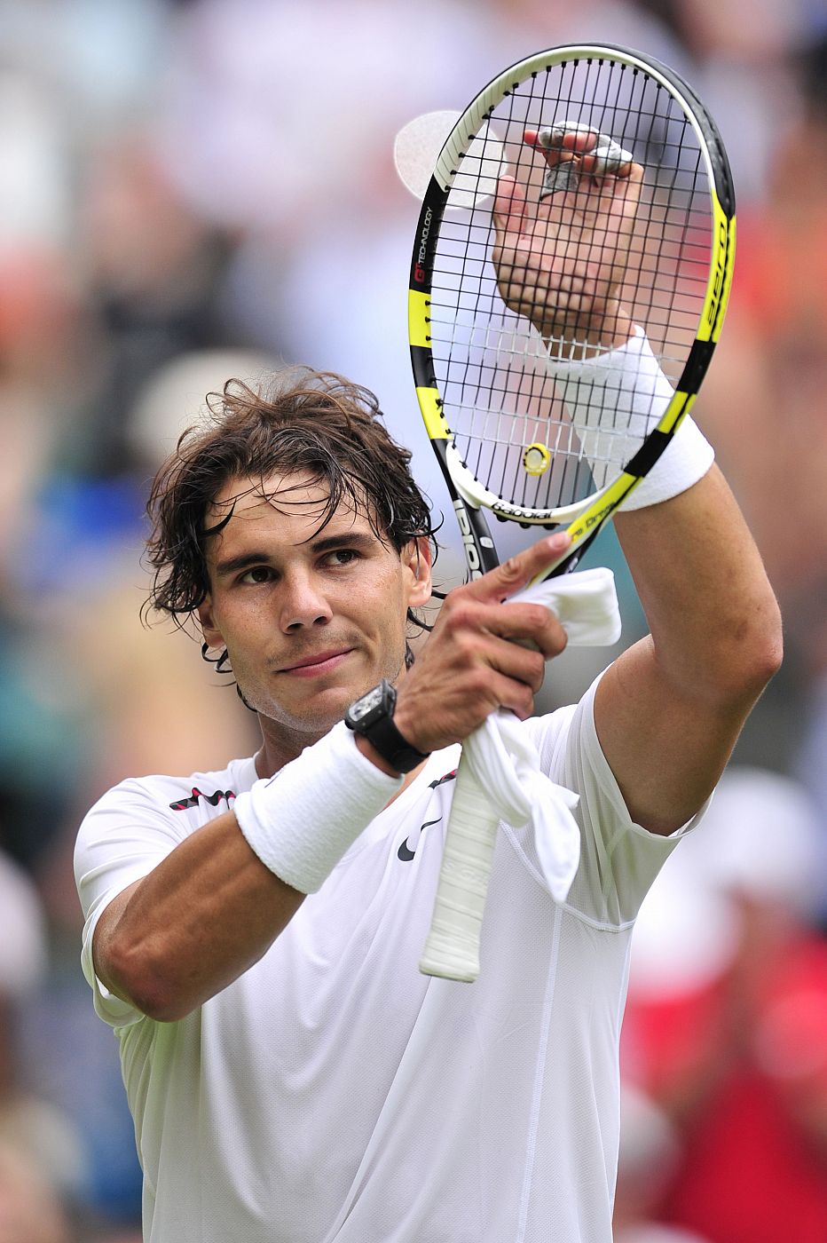 Imagen de Rafa Nadal durante Wimbledon 2012 jugado el pasado mes de junio.