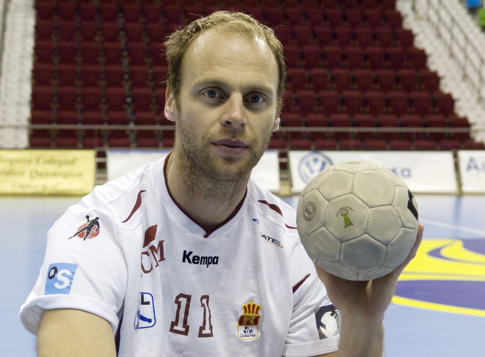 Olafur Stefansson en su etapa como jugador del BM Ciudad Real