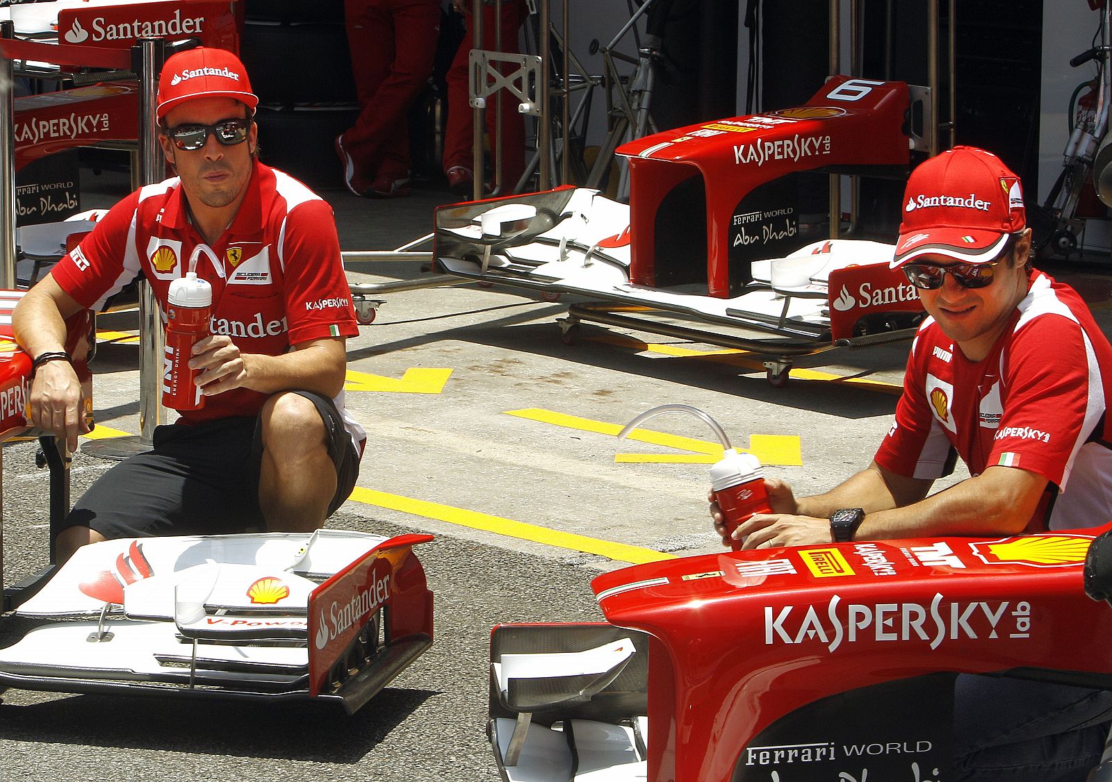 El piloto español de Ferrari, Fernando Alonso.