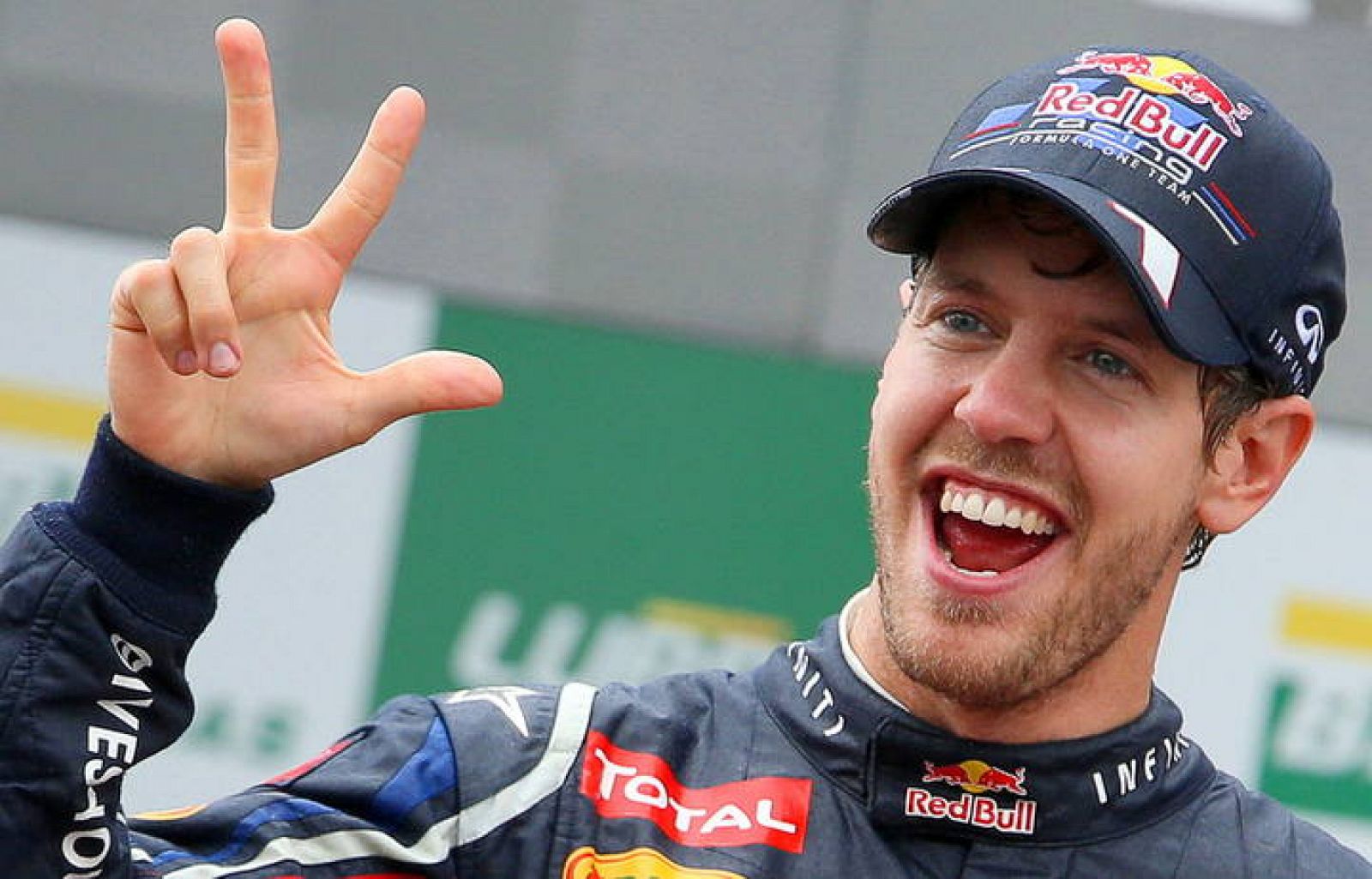 Sebastian Vettel consigue su tercer mundial de Fórmula 1 en el circuito Interlagos de Brasil el 25 de noviembre de 2012