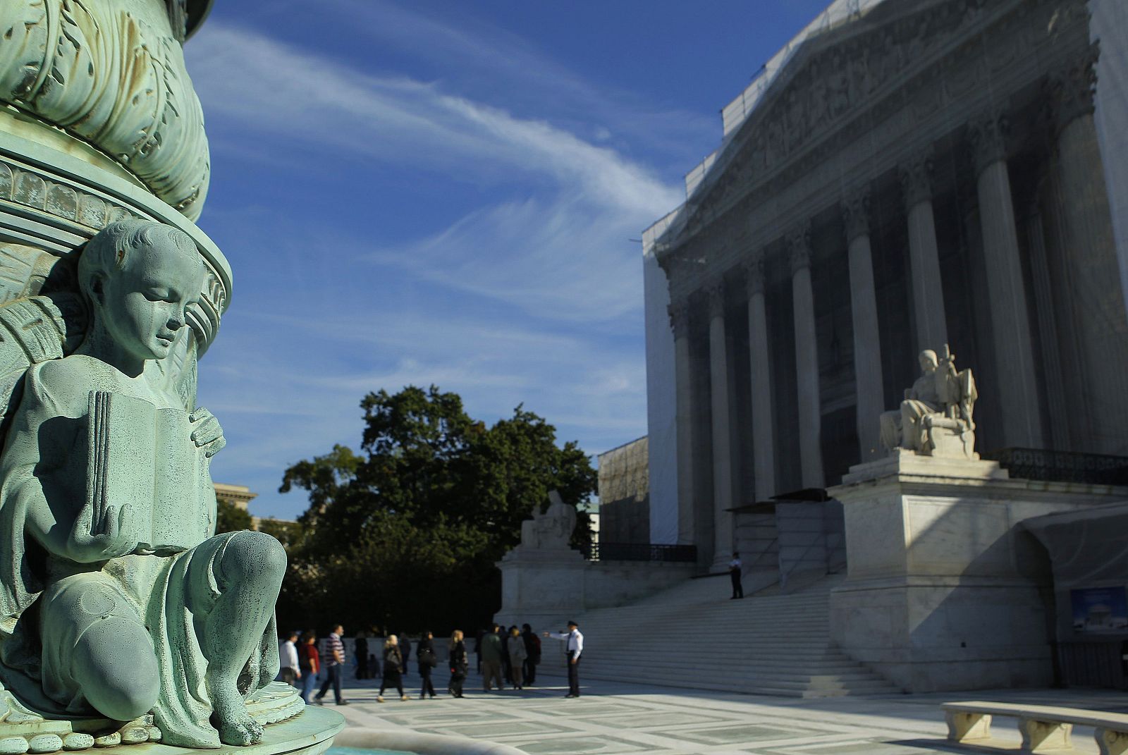 File photo of people line up for admission at the U.S. Supreme Court in Washington