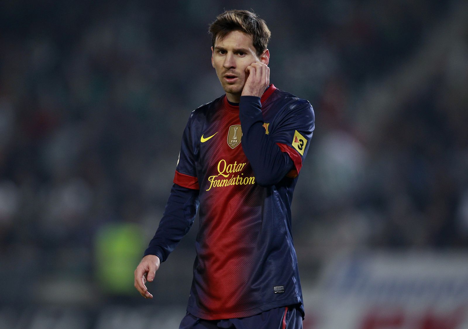 Leo Messi, en un momento del pasado encuentro Córdoba - FC Barcelona