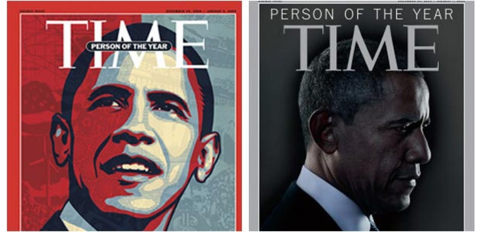Barack Obama, elegido por segunda vez como "Personaje del Año" por la revista 'Time'.