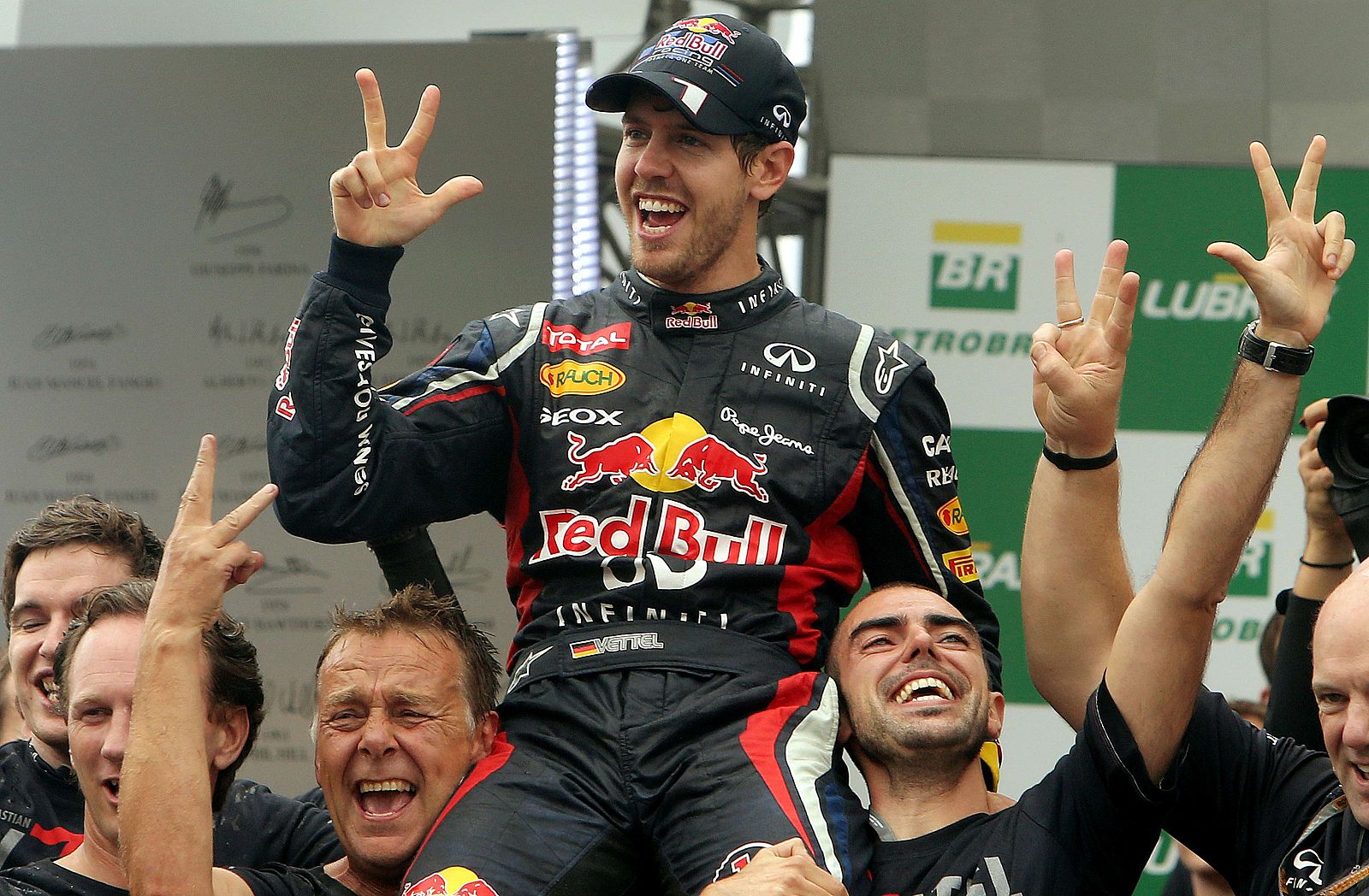 Sebastian Vettel, campeón mundial de fórmula 1 en 2012