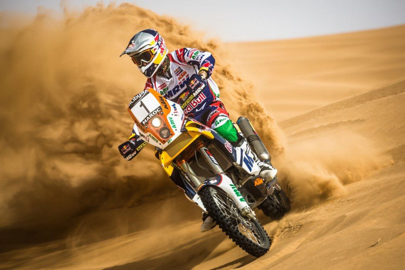 Marc Coma, triple ganador en motos del rally Dakar