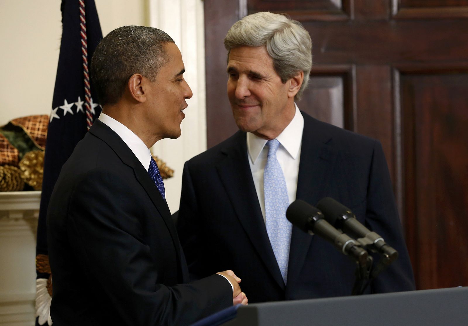 John Kerry, el candidato demócrata que recibe su premio en el Gobierno de Obama
