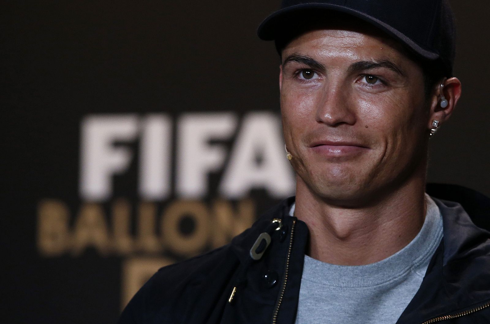 Cristiano Ronaldo, durante la gala del Balón de Oro 2012