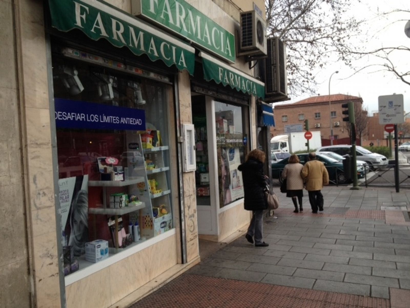 Una farmacia madrileña