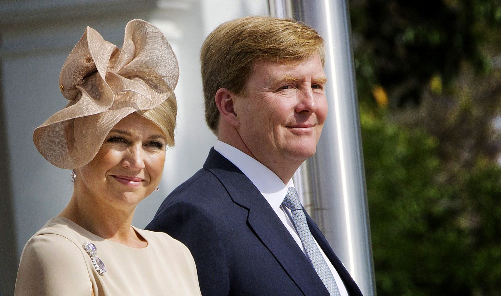 El príncipe Guillermo de Holanda y su mujer, la princesa Máxima