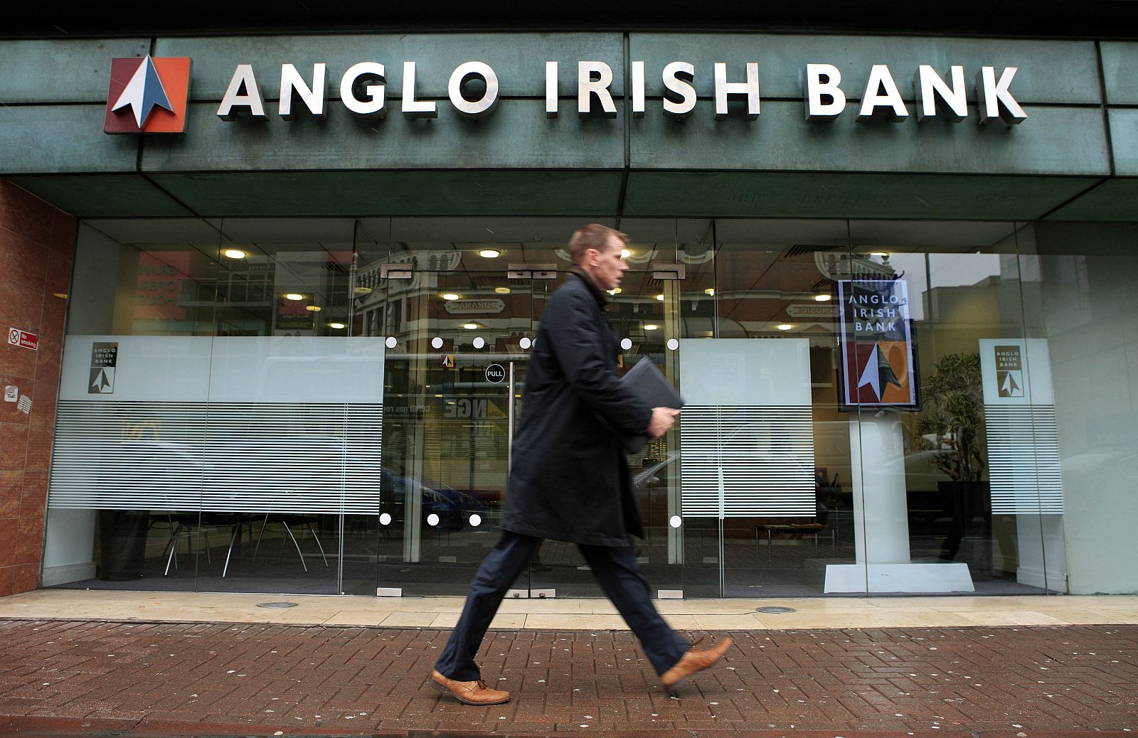 Sucursal del Anglo Irish Bank en Belfast.