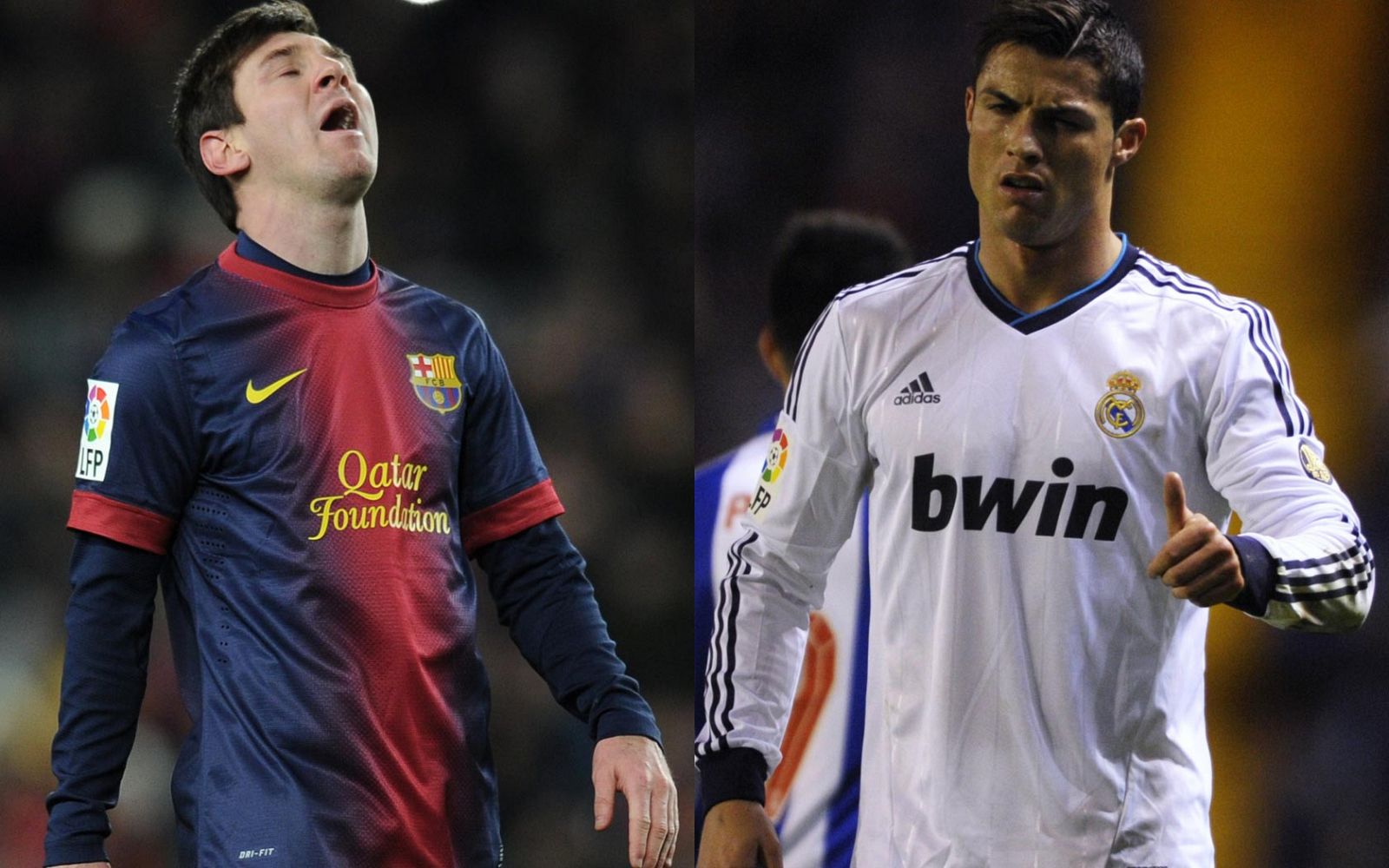 Leo Messi y Cristiano Ronaldo reflejan el sufrimiento de Barça y Madrid en sus partidos de Liga