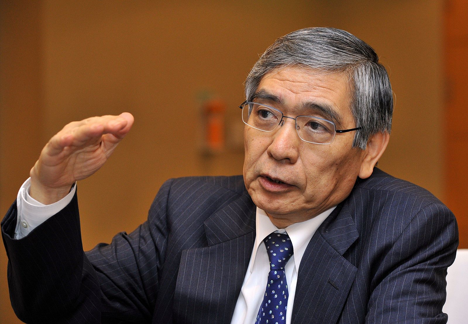 El presidente del Banco Asiático de Desarrollo (BAD), Haruhiko Kuroda
