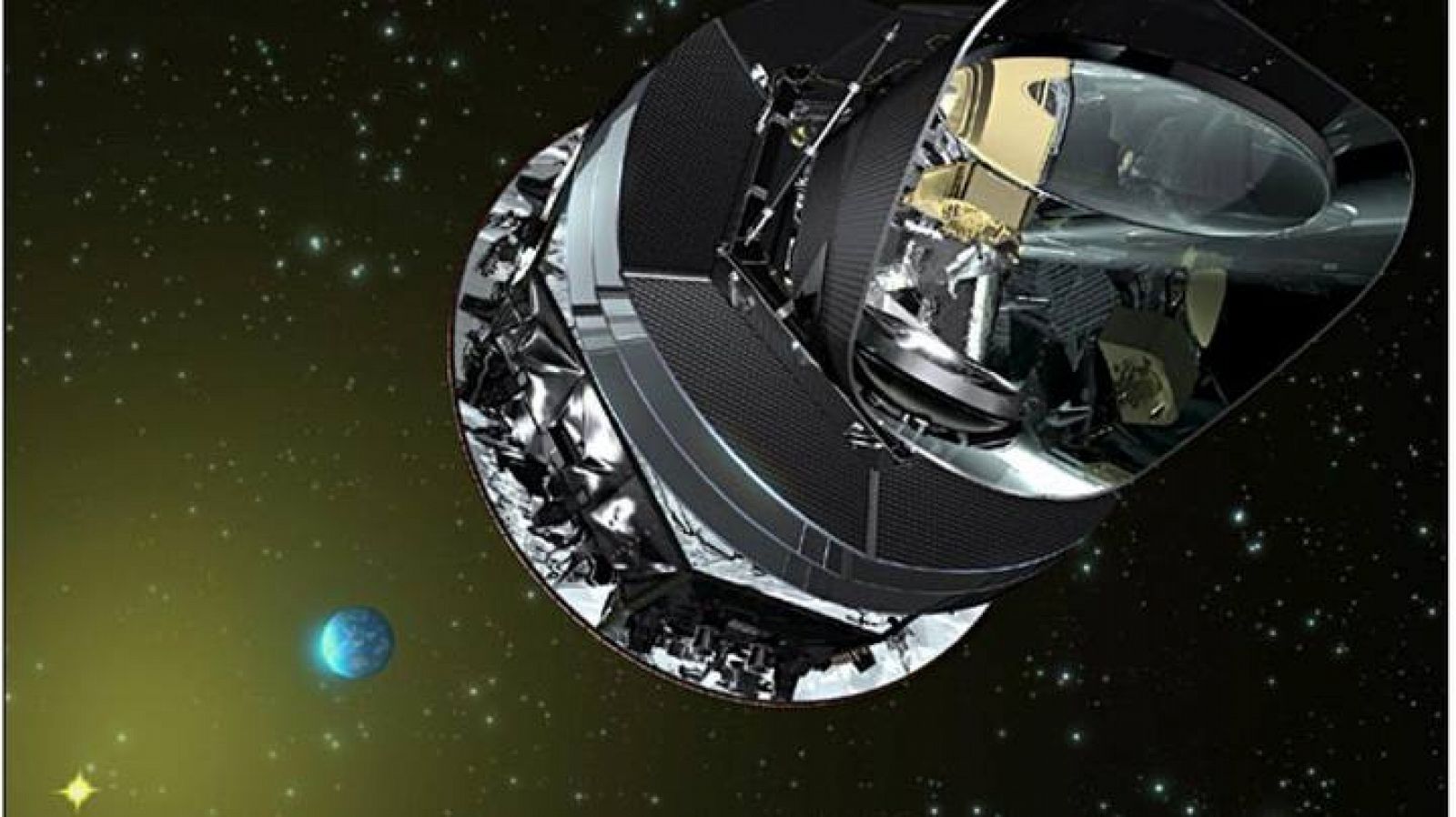 Una imagen del satélite Planck