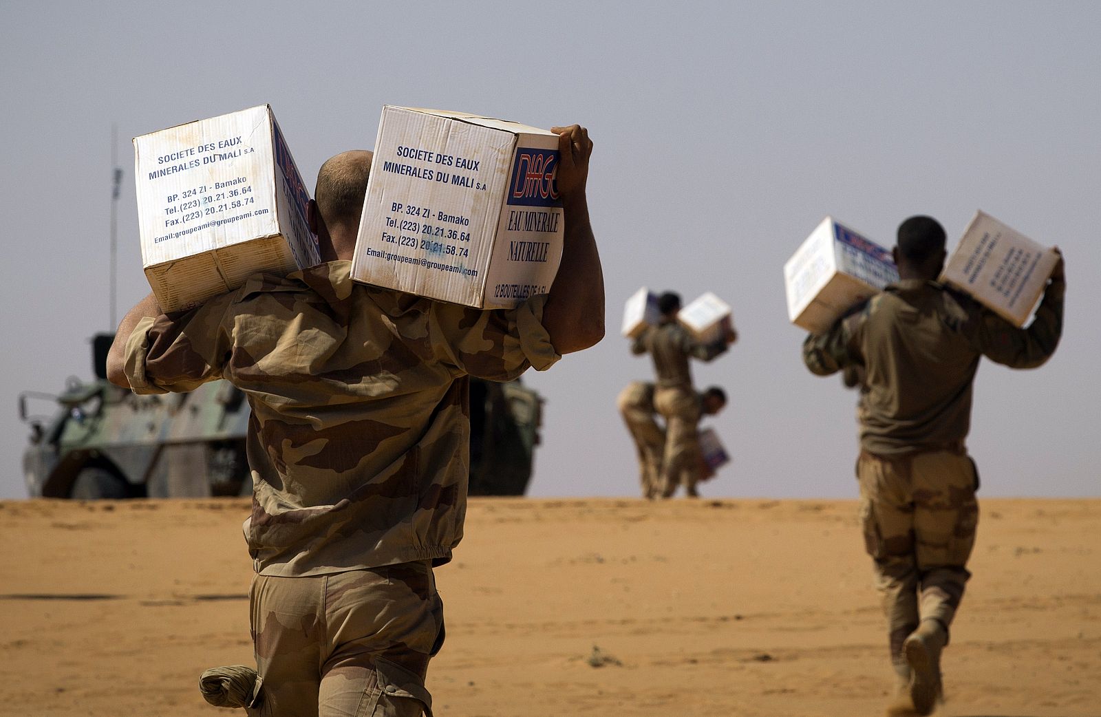 Soldados franceses cerca de Gao, en Mali