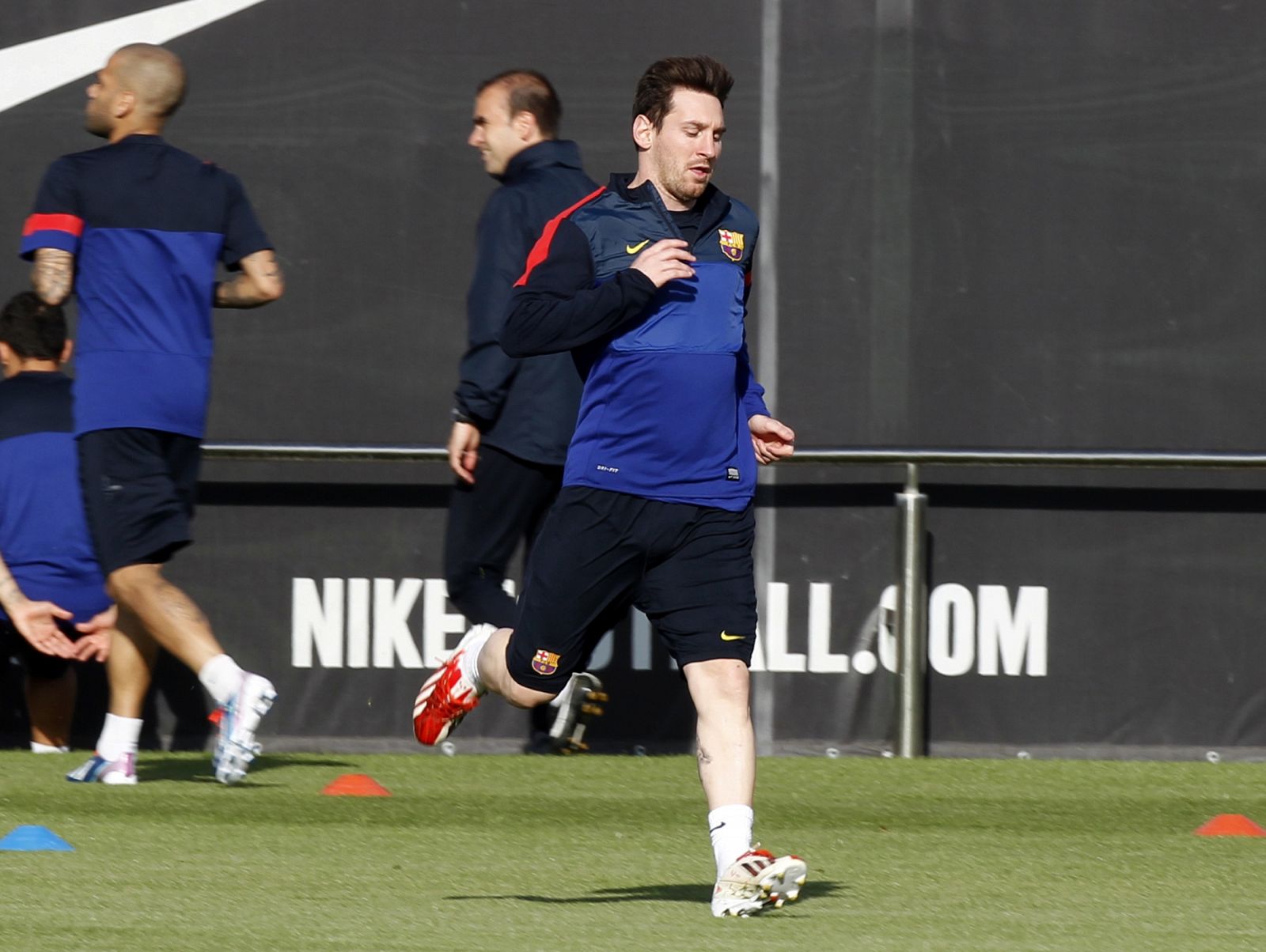 Entrenamiento de Messi