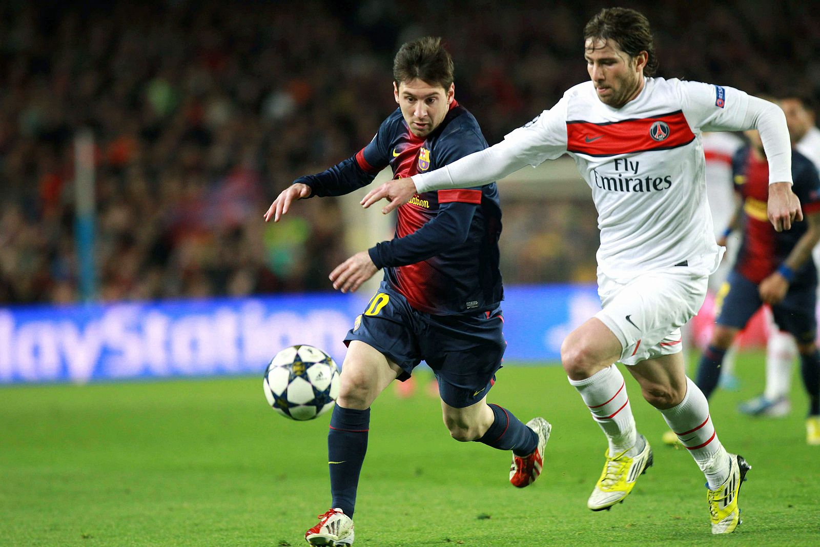 Leo Messi, en el pasado Barça-PSG de la Champions League 2013