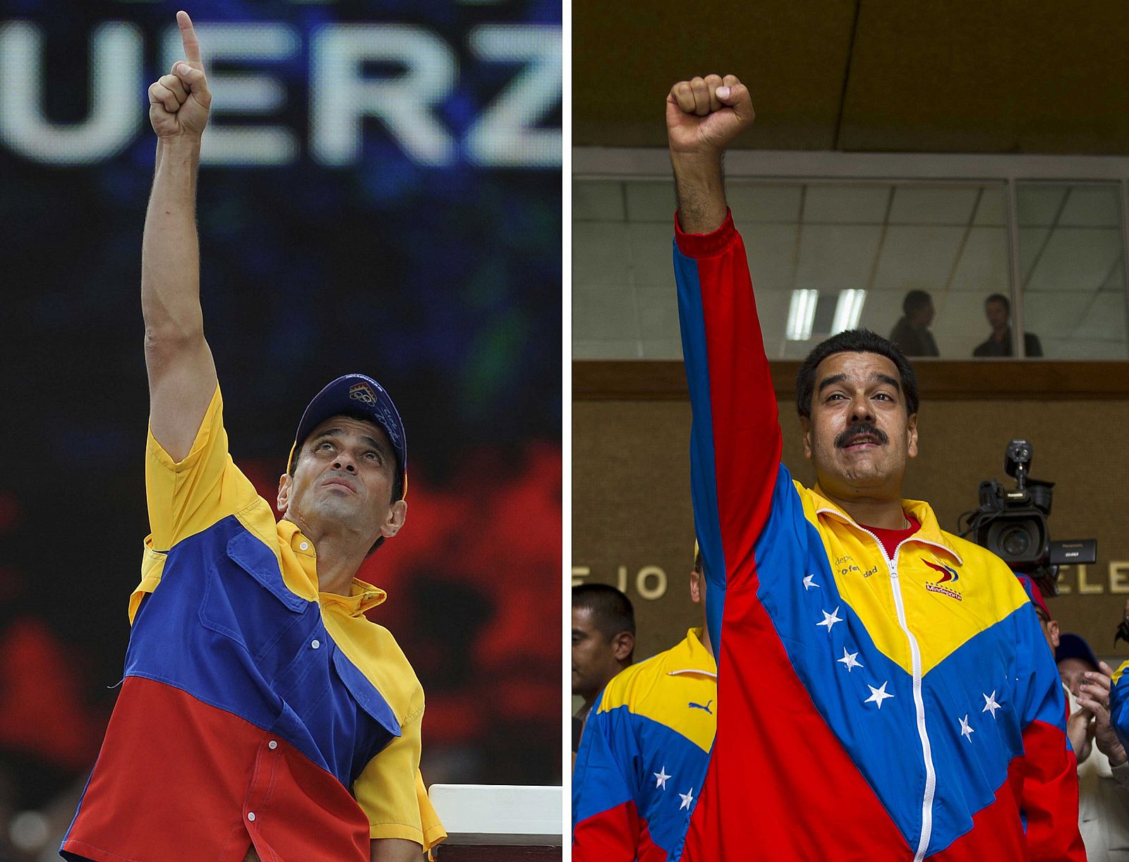 Capriles y Maduro