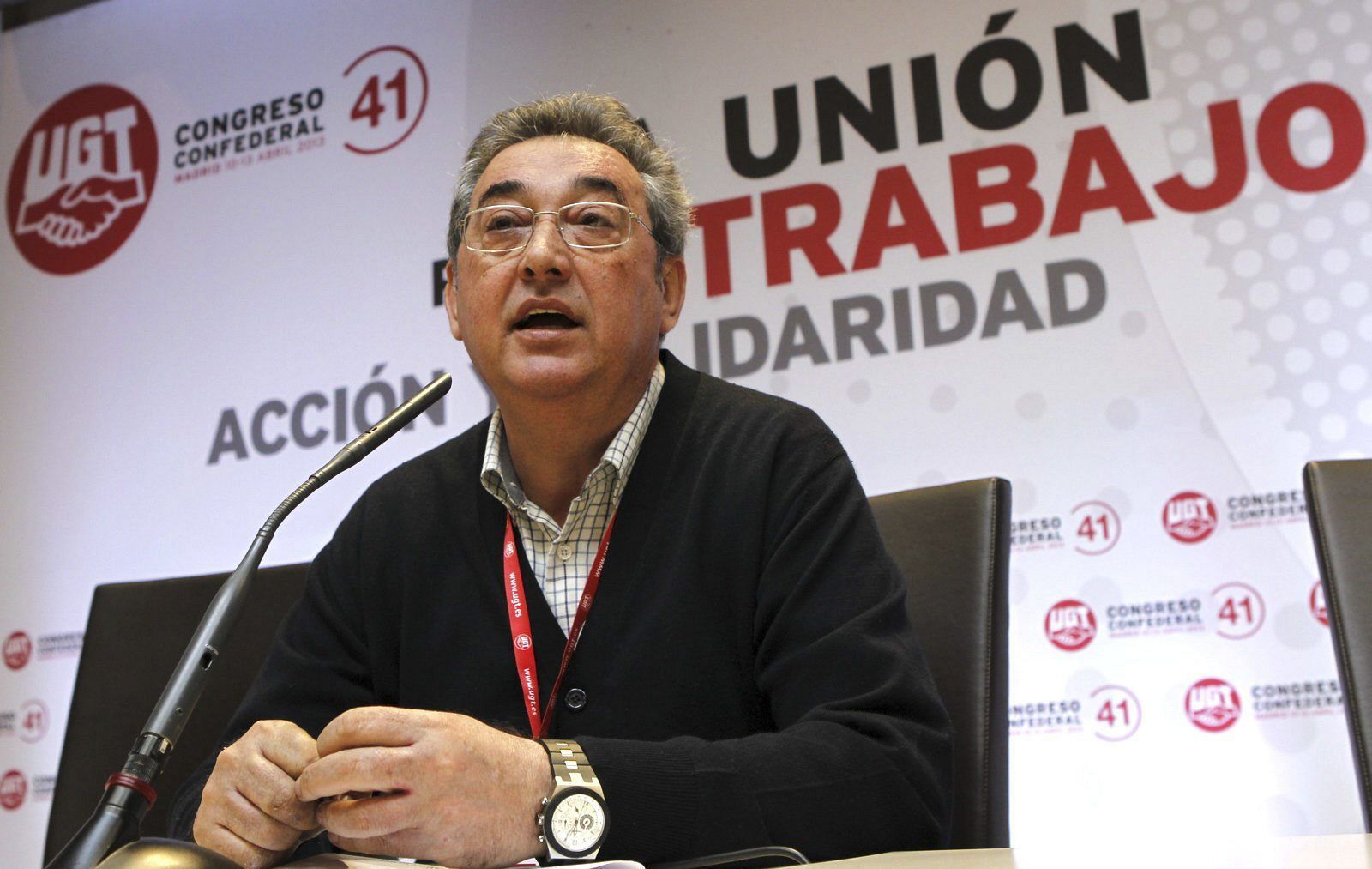 El secretario de acción sindical de UGT, Toni Ferrer