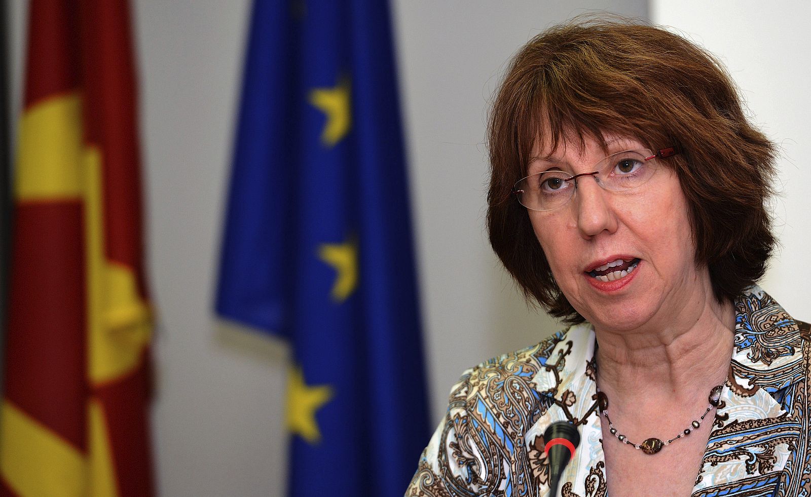 CATHERINE ASHTON VISITA MACEDONIA