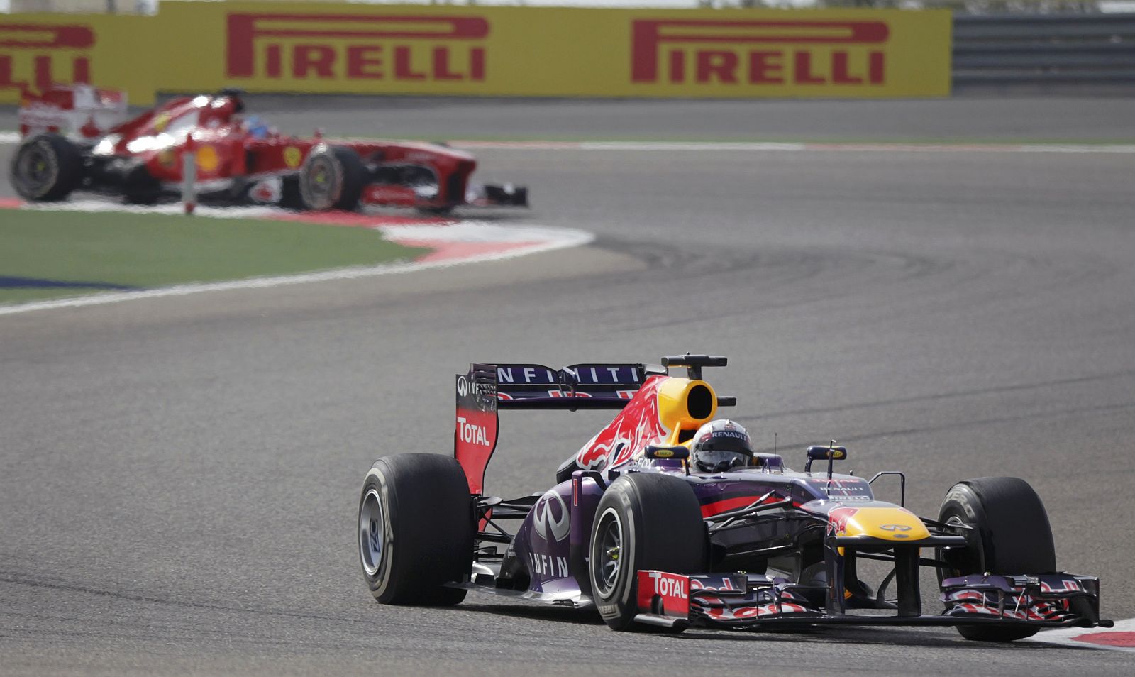 Sebastian Vettel acaba en primera posición el GP de Baréin