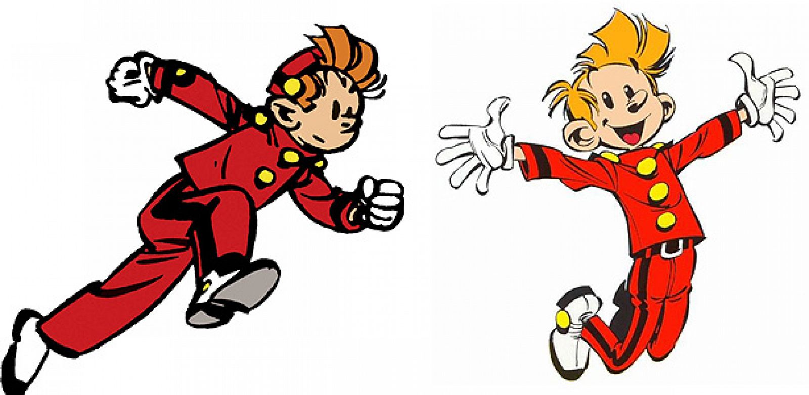 Dos imágenes de Spirou