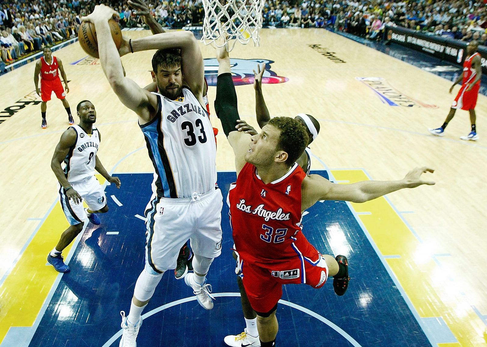 Marc Gasol, en el partido contra los Clippers.