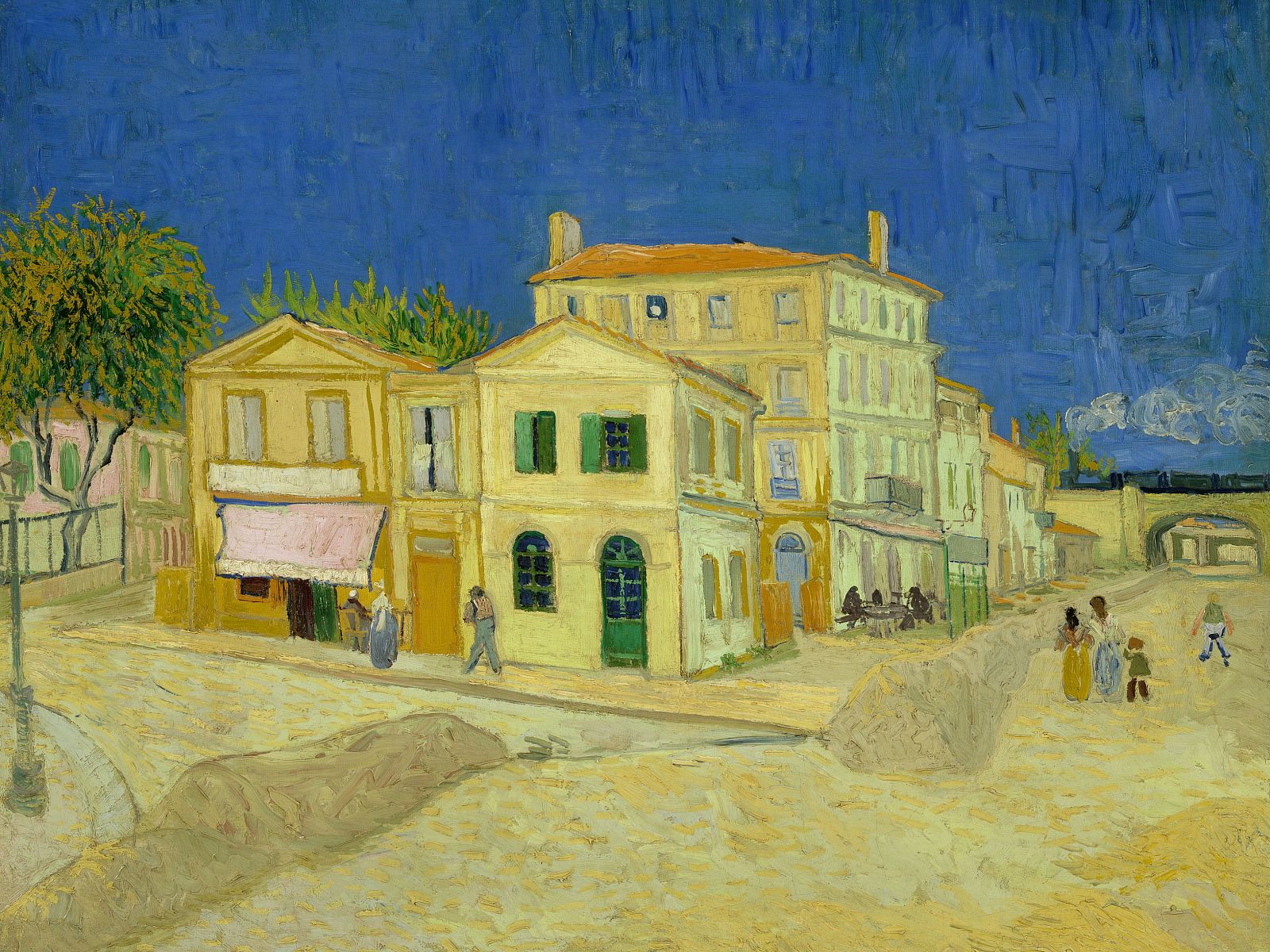 'La casa amarilla (La calle) (The yellow house ('The street') (1888), obra de Vincent van Gogh.